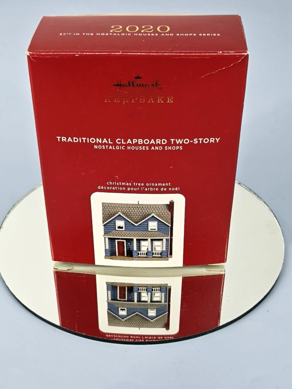 2020 Hallmark Keepsake 37th Traditional Clapboard Two-Story Christmas Ornament